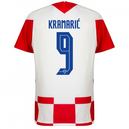 Billiga Fotbollströjor Kroatien Andrej Kramaric 9 Hemma tröja EM 2020 Kortärmad